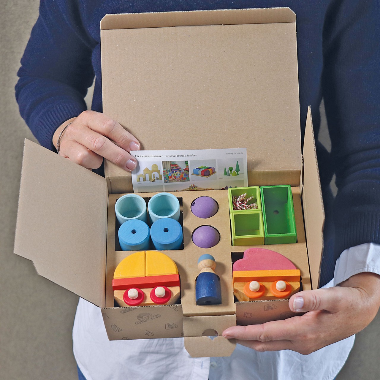 Grimms Bauspiel Holzzug – Bild 4