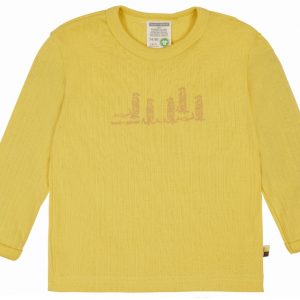 Loud&Proud Shirt Derby Rib mit Druck gold