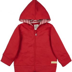 Loud&Proud Sweatjacke mit Kapuze tomato