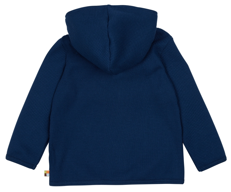 Loud&Proud Kapuzenjacke in Waffelstruktur marine – Bild 2