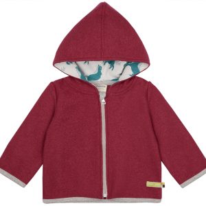 Loud&Proud Jacke Wollwalk berry