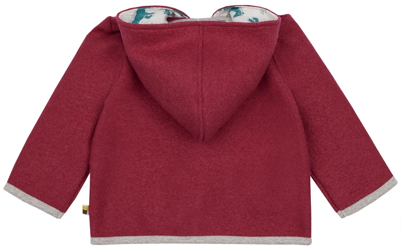 Loud&Proud Jacke Wollwalk berry – Bild 2