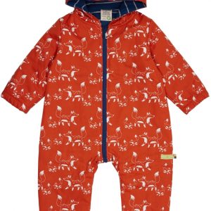 Loud&Proud Wasserabweisender Overall wattiert terracotta