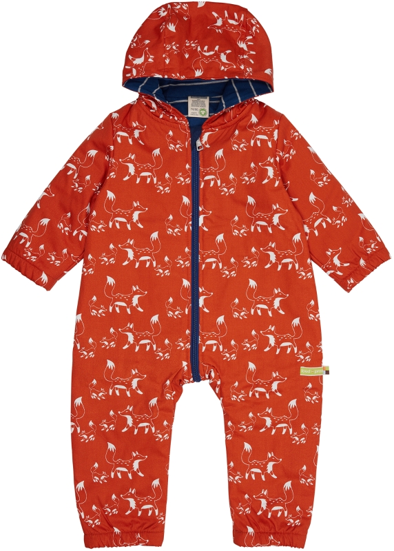 Loud&Proud Wasserabweisender Overall wattiert terracotta