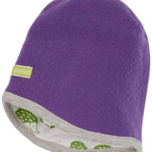 Loud&Proud Mütze Wollfleece aus Bio-Wolle violett