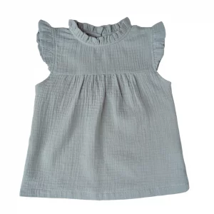 Lille Havn Musselin Bluse jade