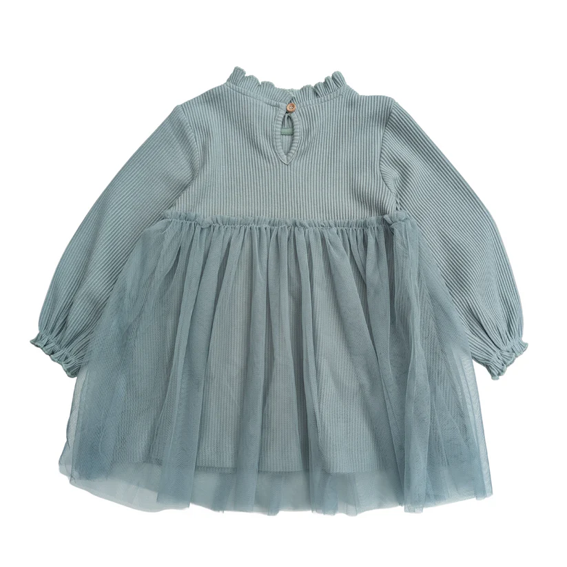 Lille Havn Tüllkleid mit Rüschenkragen – Bild 4