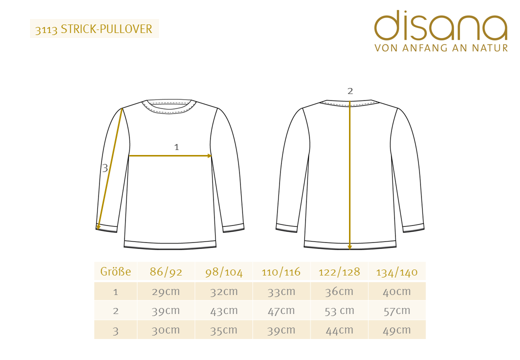 Disana Strick-Pullover marine – Bild 2