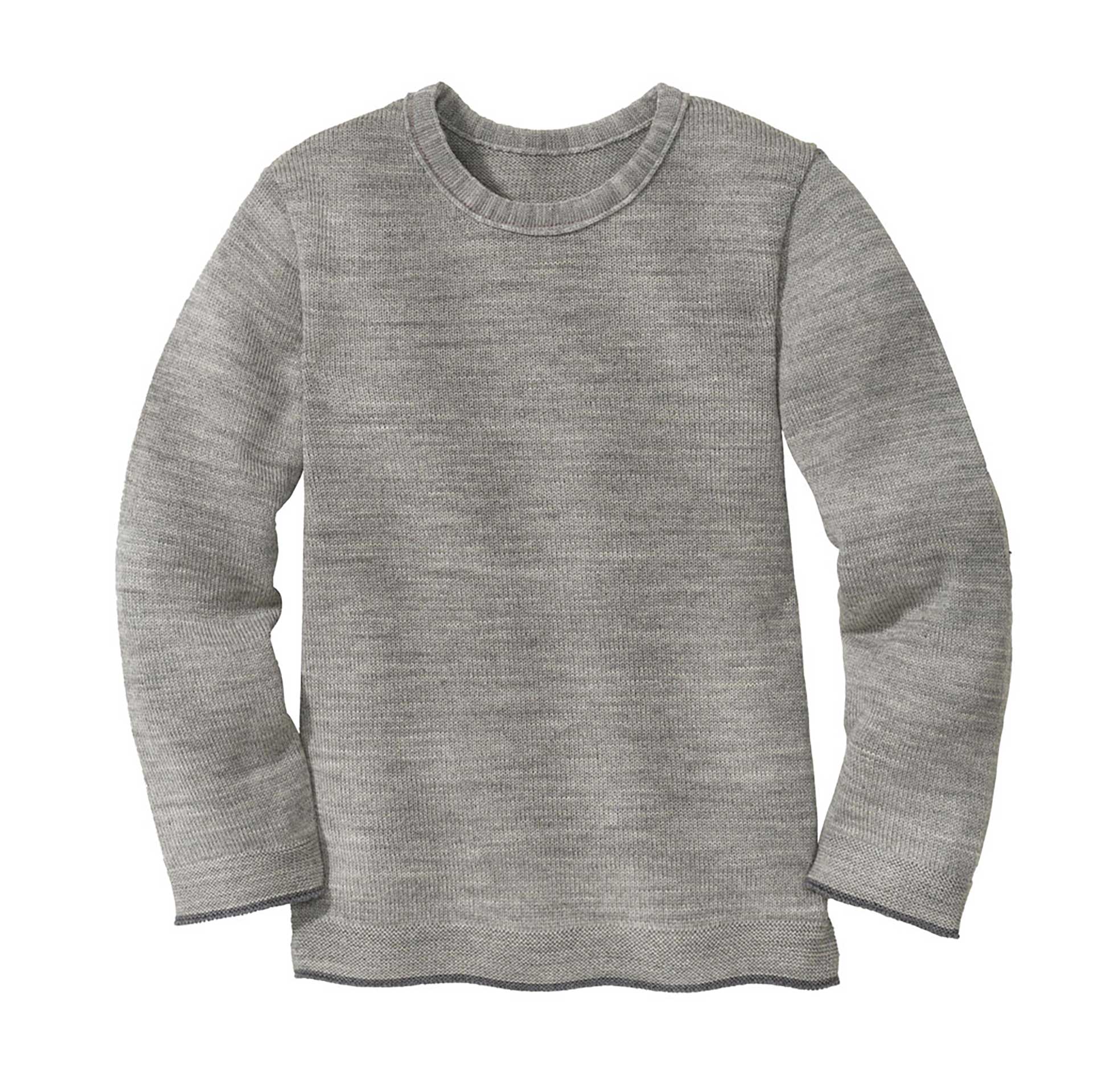 Disana Strick-Pullover grau