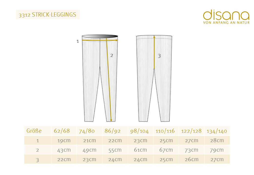 Disana Strickleggings grau – Bild 2