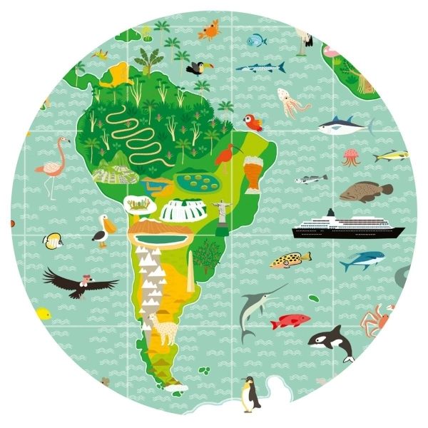 djeco Wimmelpuzzle: Weltreise - 200 Teile – Bild 4