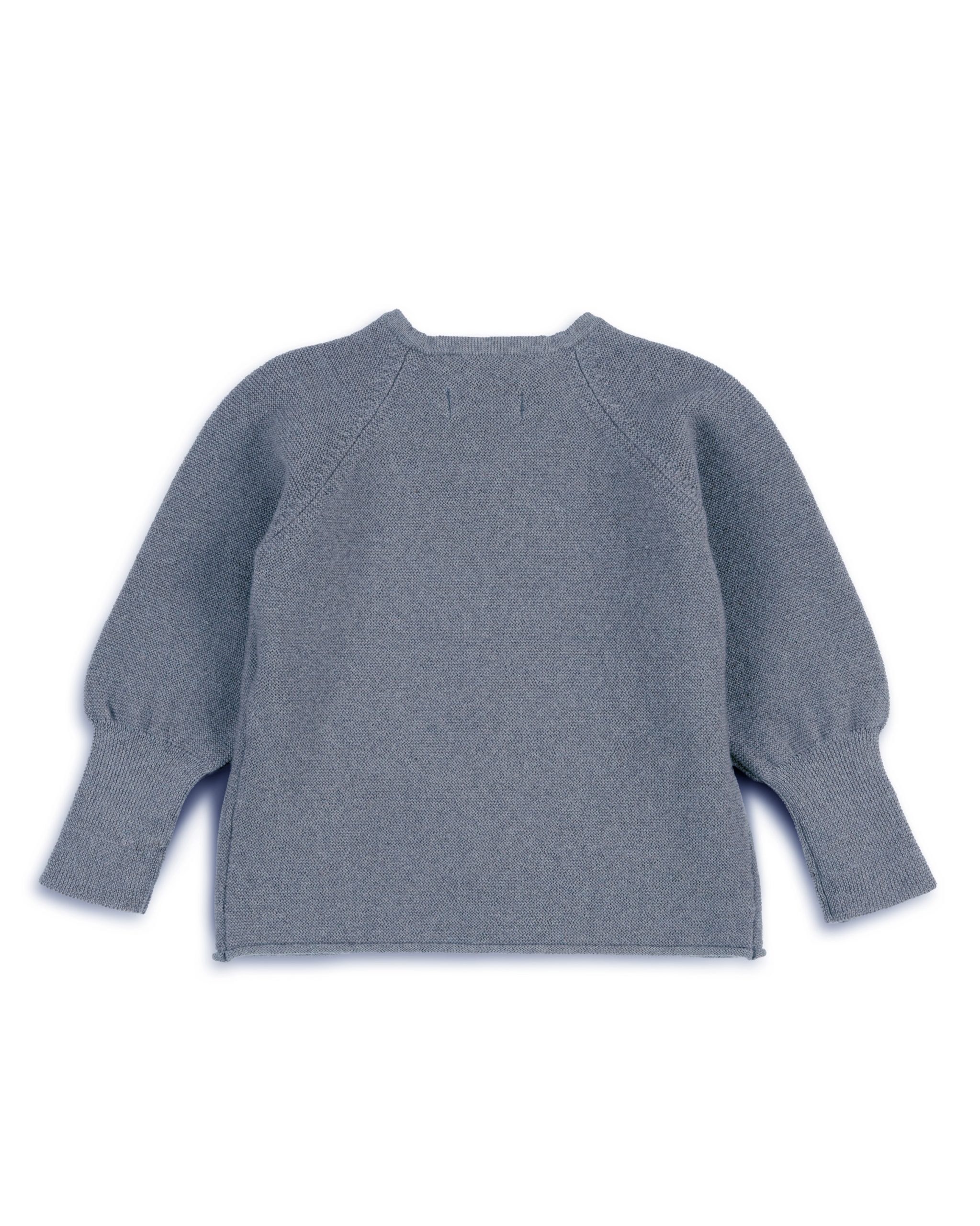 Halfen Strickschlüttli Rauchblau – Bild 3