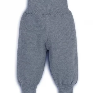 Halfen Feinstrick Hose Rauchblau