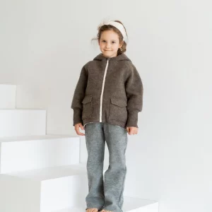 Halfen Walk-Winterjacke mit Teddy nuss