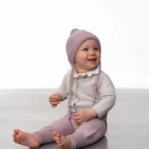 Halfen Cashmere Bommelmütze altrose