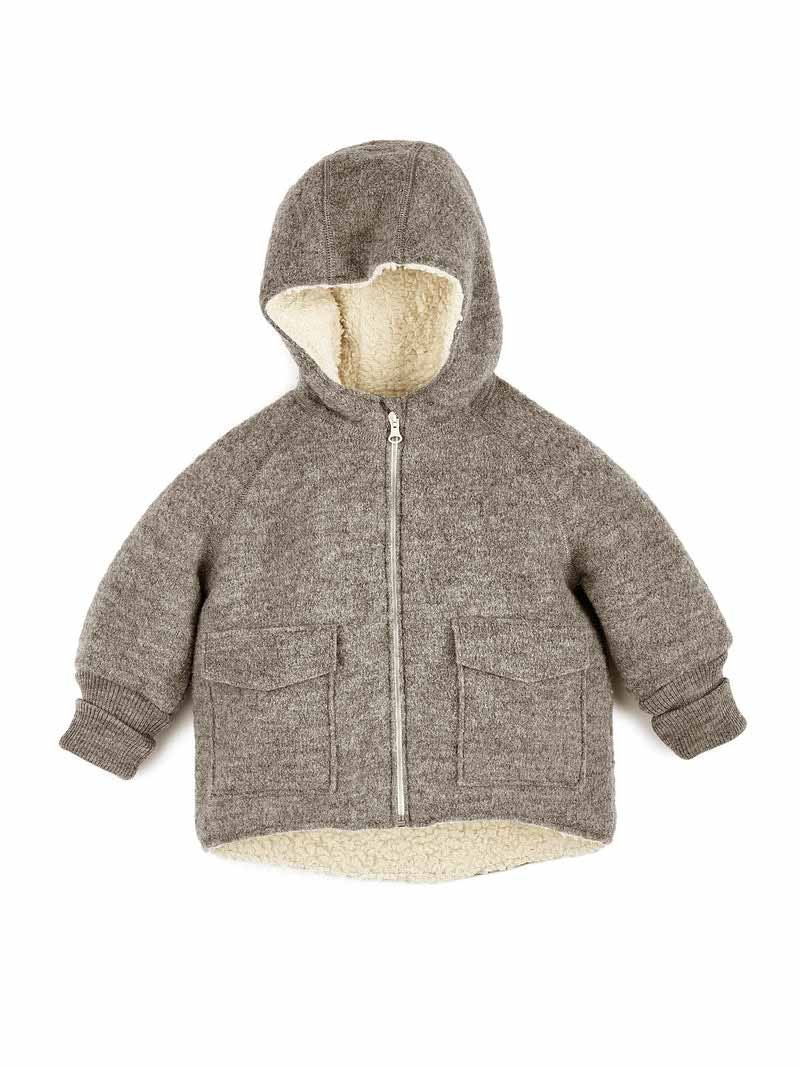 Halfen Walk-Winterjacke mit Teddy nuss – Bild 3