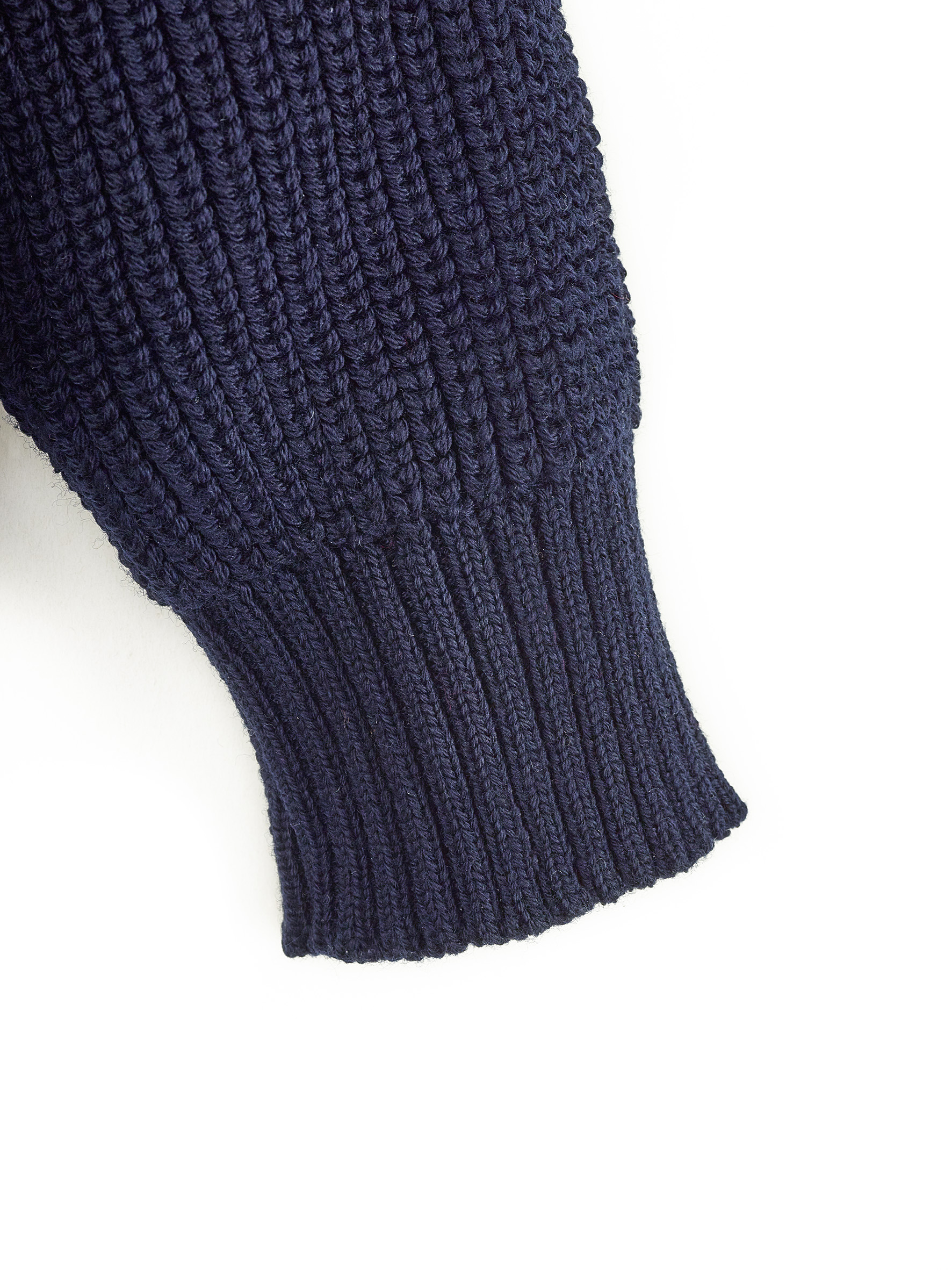 Halfen Grobstrick Cardigan Marine – Bild 3