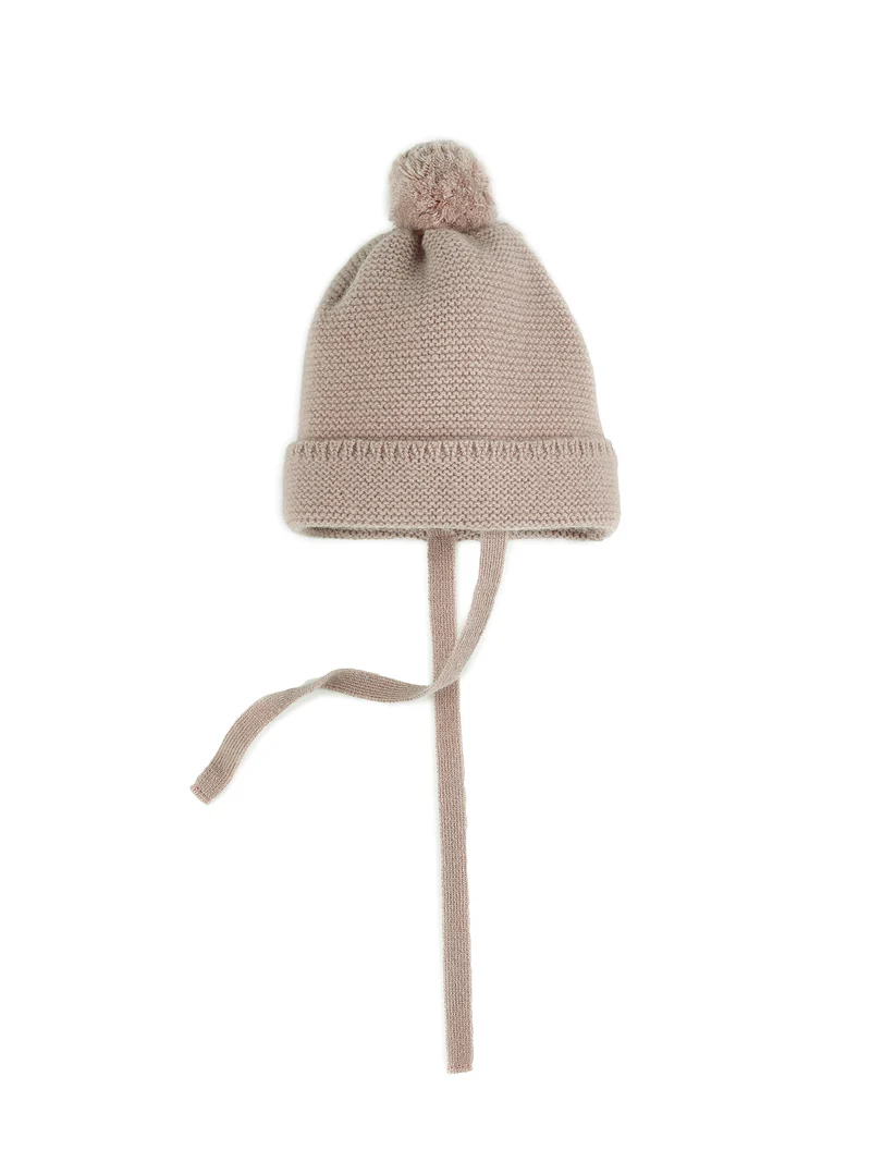 Halfen Cashmere Bommelmütze altrose – Bild 2