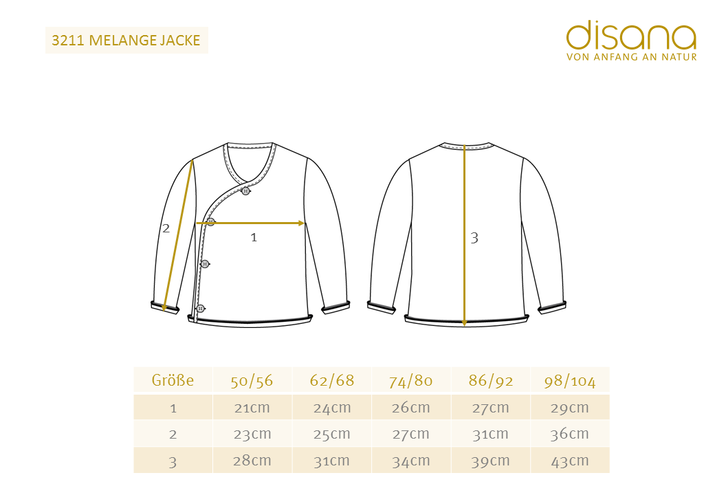 Disana Melange-Jacke (Schlüttli) grau-natur – Bild 2