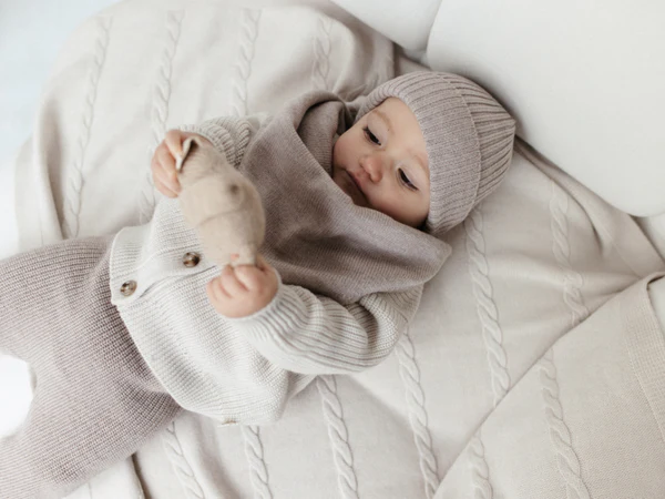 LilleToni Cardigan Emil newSand – Bild 3