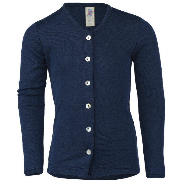 Jäckchen Wolle/Seide marine – Bild 3