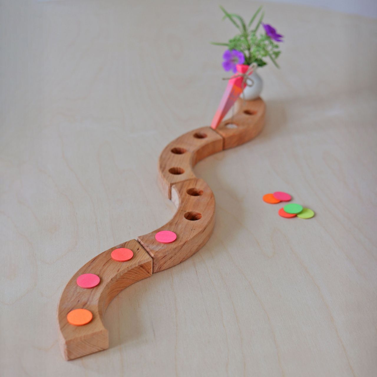 Grimms Steckfigur Schultüte Neonpink – Bild 5