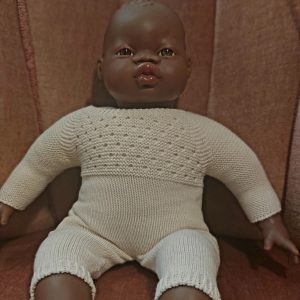 Miniland Puppe Weichkörper  african 40cm (Ohne Kleidung)