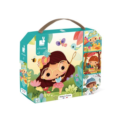 Janod Puzzlekoffer 4 Jahreszeiten