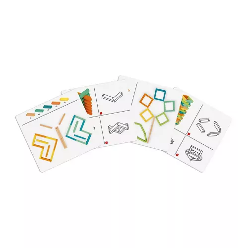 Janod Konstruktionsset 100 Teile Holz – Bild 6