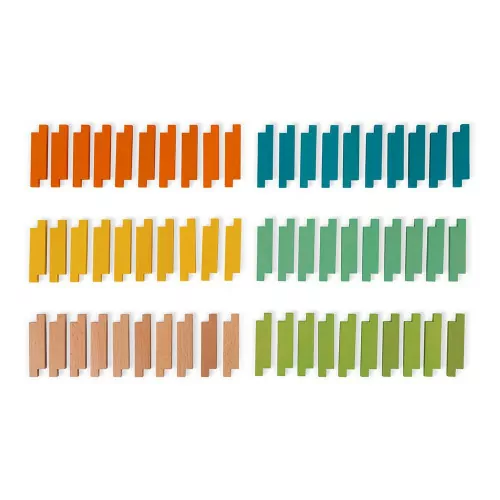 Janod Konstruktionsset 100 Teile Holz – Bild 4