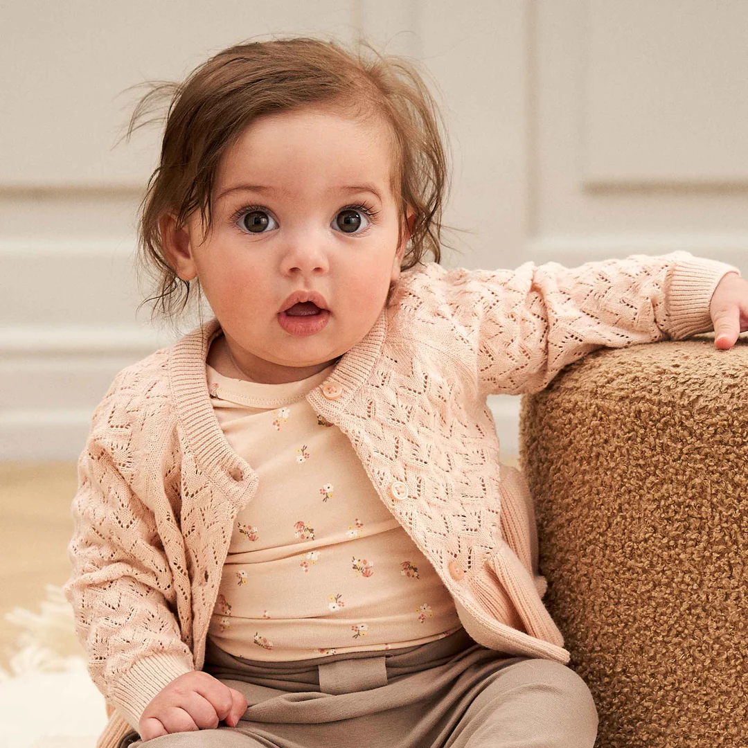 Müsli Babystrickjacke – Bild 4