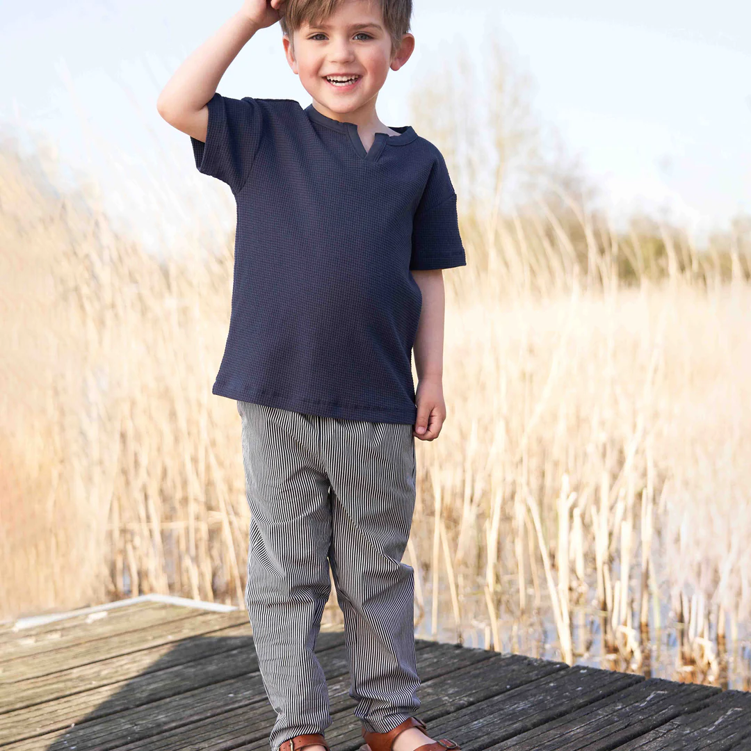 Müsli Hose Poplin gestreift – Bild 3