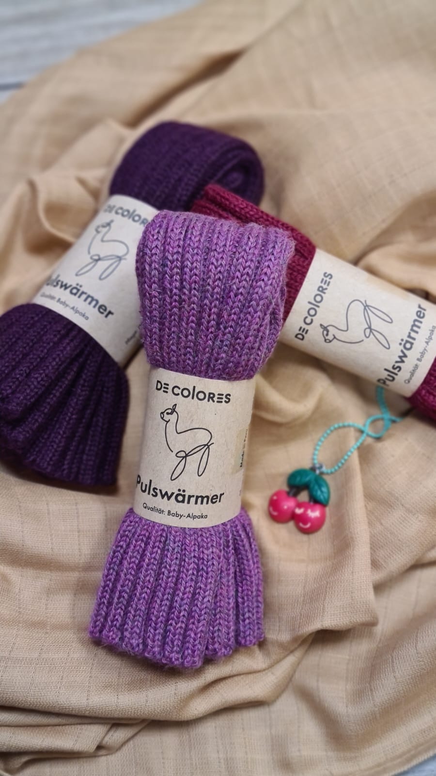 Decolores Pulswärmer Erwachsene / Stulpe Kinder – Bild 5