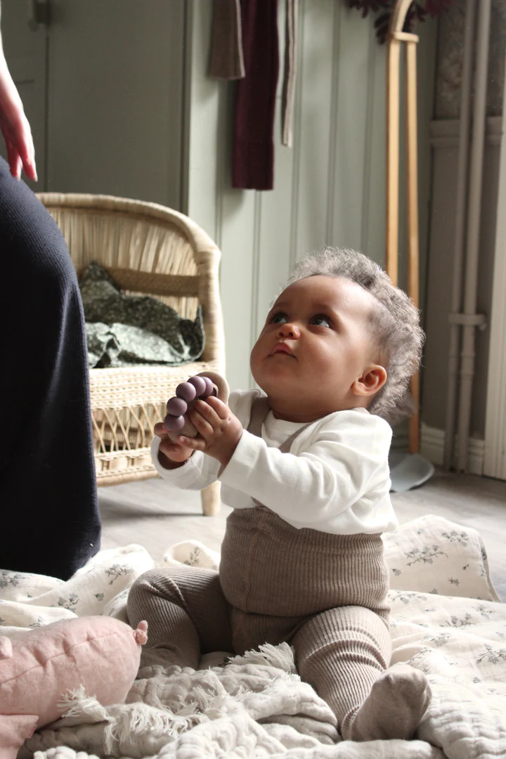 Silly Silas Footed Cotton Tights (GOTS) Peanut Blend – Bild 2