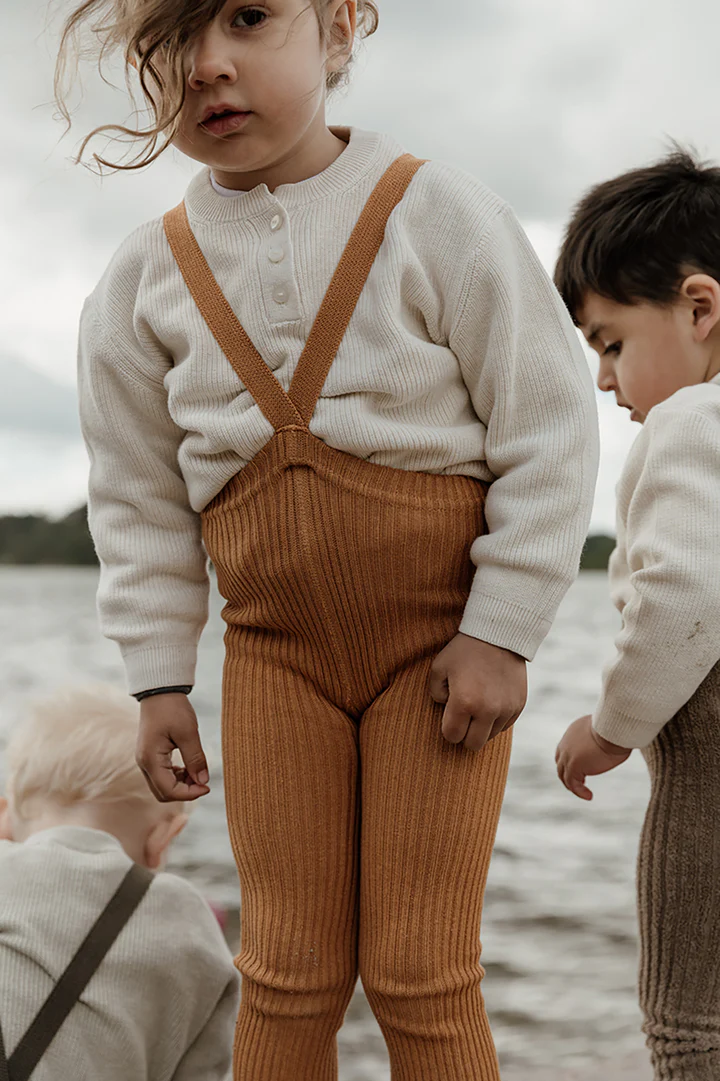 Silly Silas Hippy Footed (GOTS) Amber – Bild 3