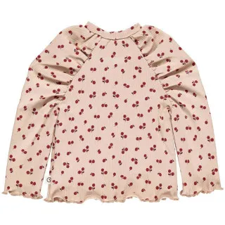 Müsli Baby-Langarmshirt gerippt berry – Bild 2