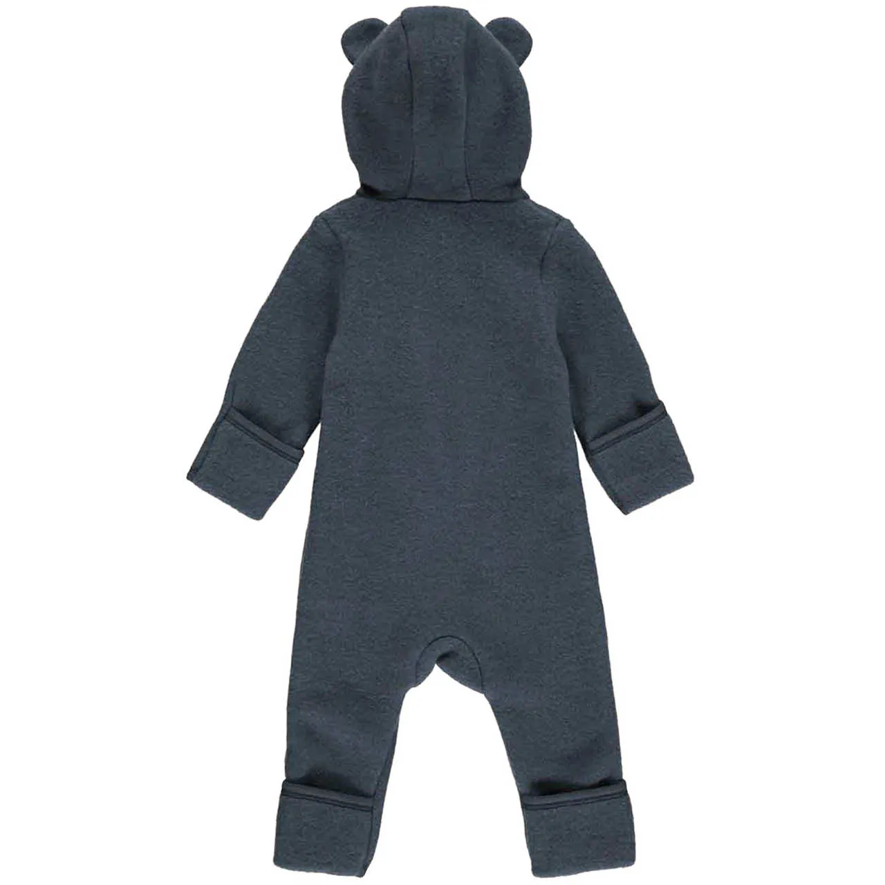 Müsli Wollfleece Overall blau – Bild 2