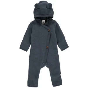 Müsli Wollfleece Overall blau