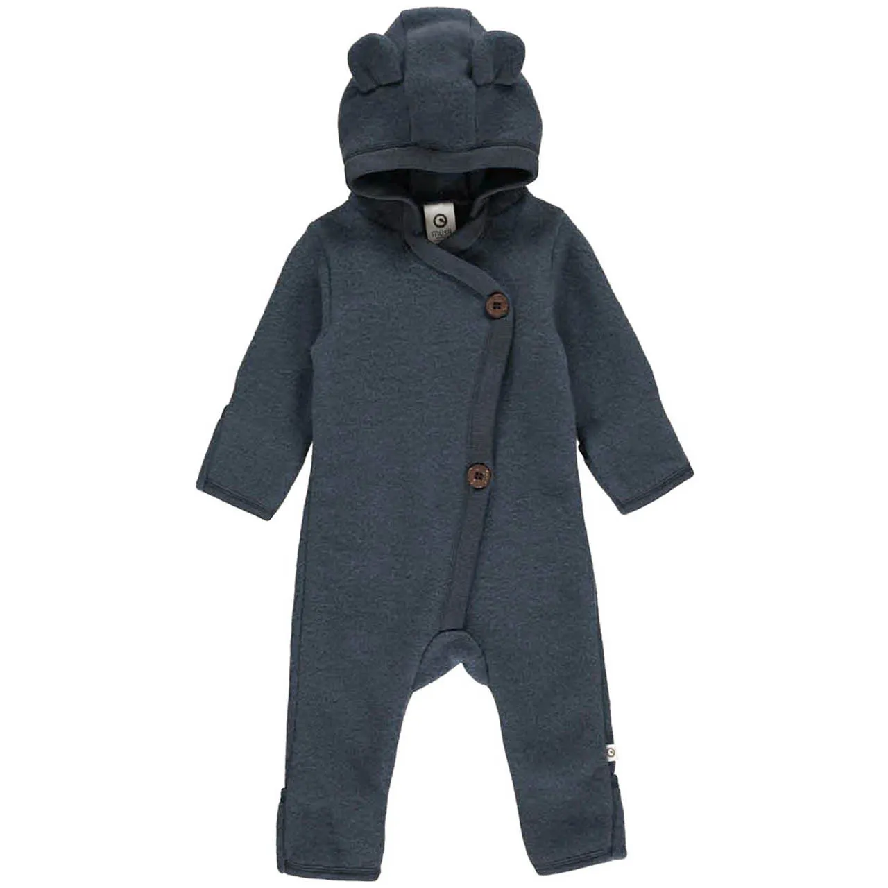 Müsli Wollfleece Overall blau