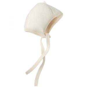 Engel Natur Frühchen Babyhäubchen, 70% Wolle 30% Seide (kbT) natur