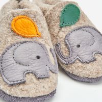 Orangenkinder Walk-Hausschuhe Benni Elefant – Bild 2