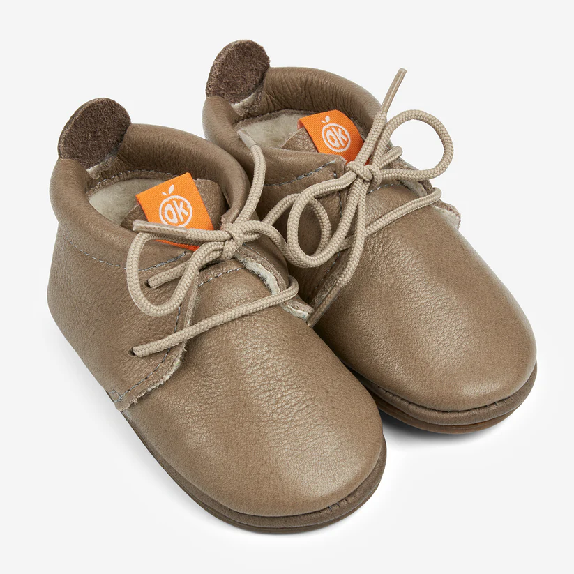 Orangenkinder Amigo Schnürer Beige (gefüttert)