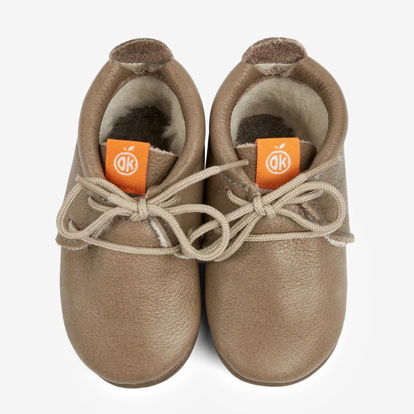 Orangenkinder Amigo Schnürer Beige (gefüttert) – Bild 3