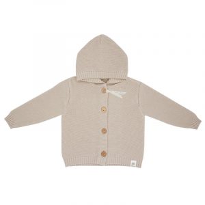 Maximo GOTS BABY-Strickjacke , Kapuze, Knöpfe