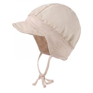 Maximo BABY BOY-Schildmütze, Band, Leinenmischung, Futter, Jerseybund, UV 15