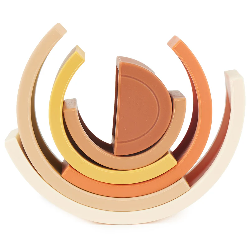 Bieco Silikon Regenbogen Chocolate Bliss