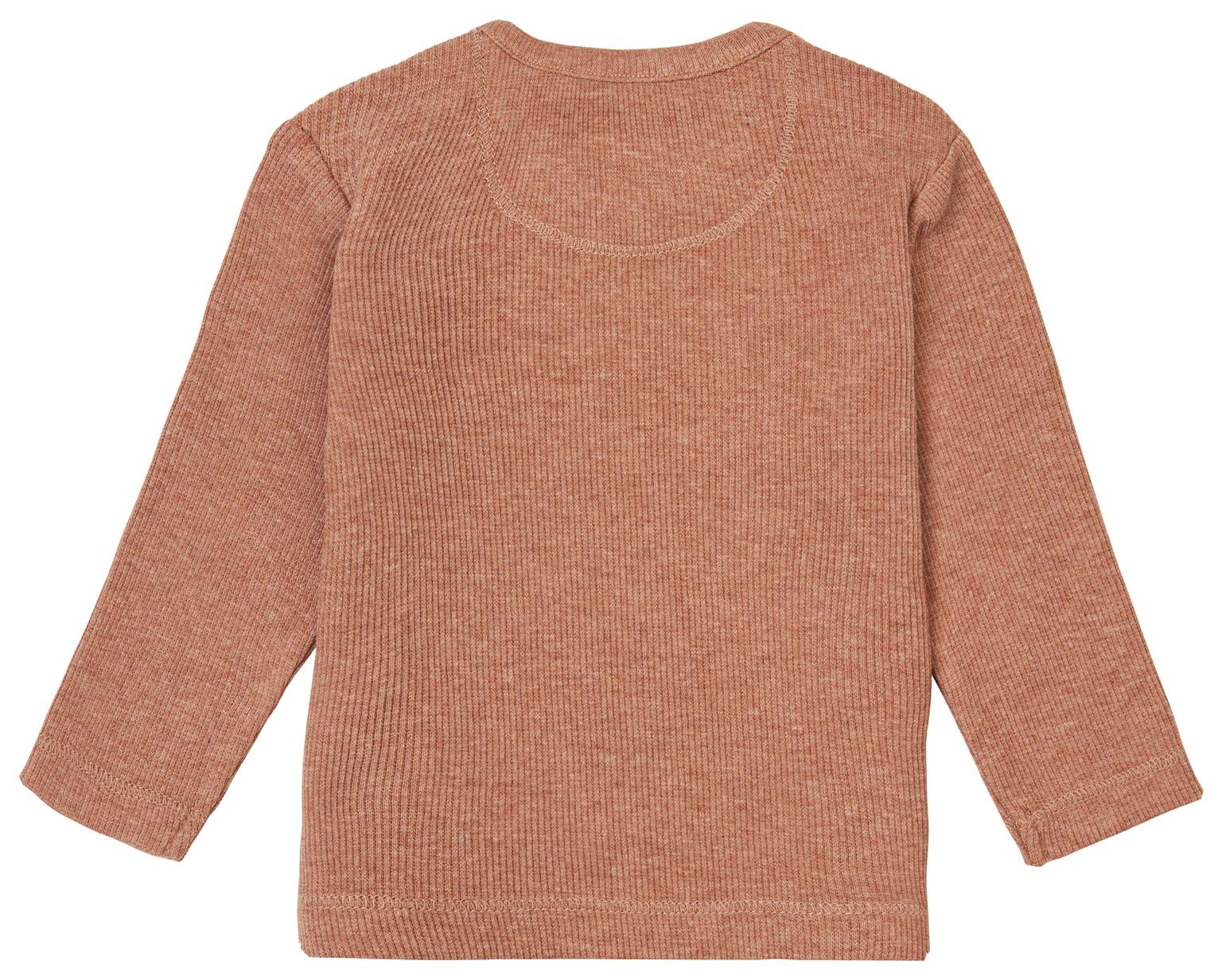 Noppies Langarmshirt Natal - Cafe au Lait Melange – Bild 2