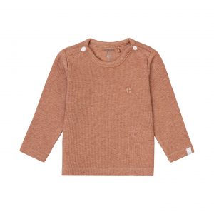 Noppies Langarmshirt Natal - Cafe au Lait Melange