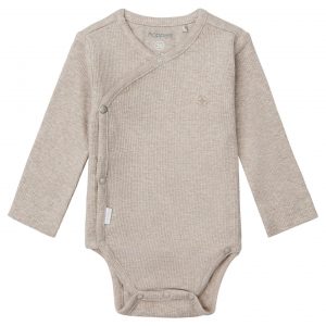 Noppies Wickelbody Nino - Taupe Melange