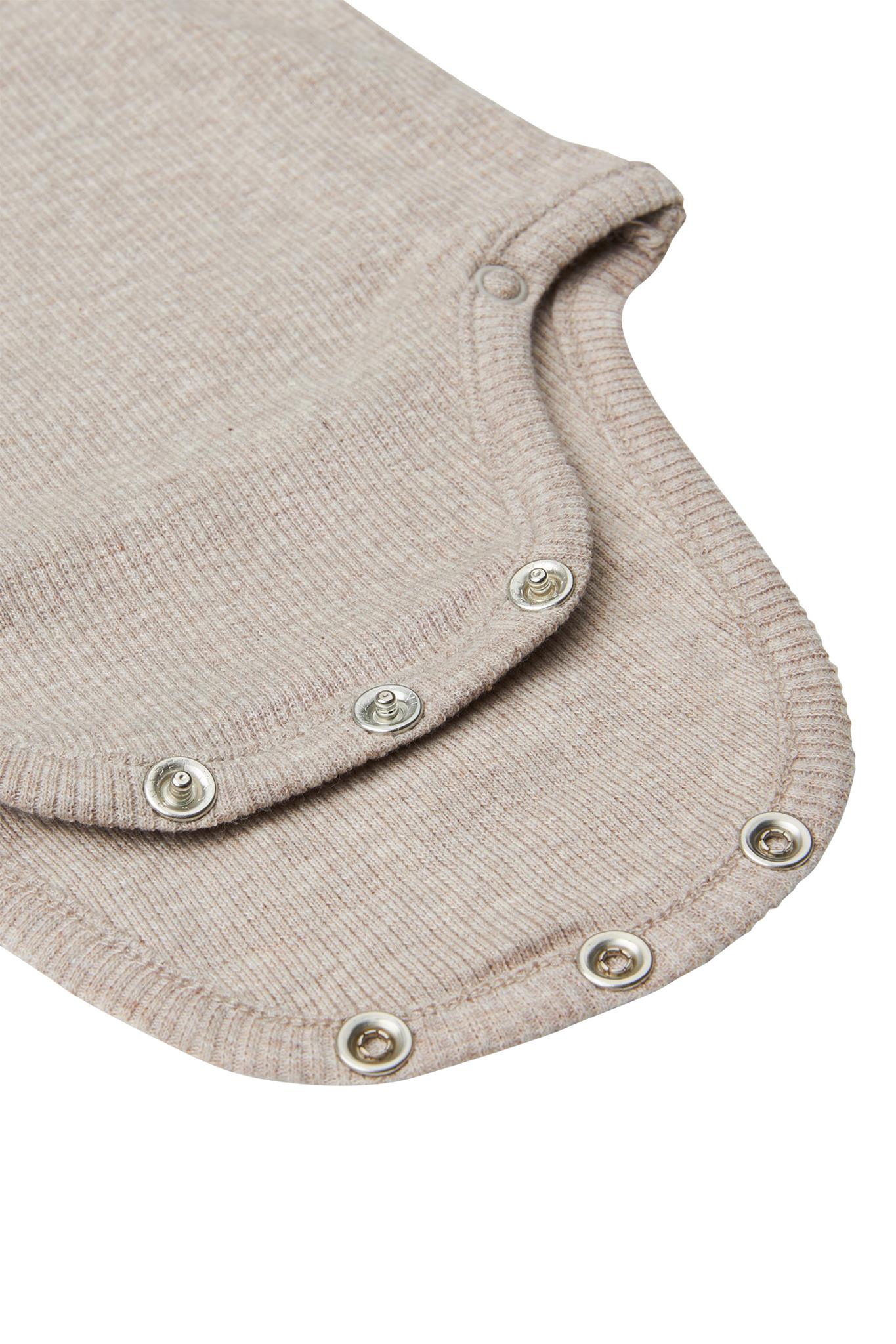 Noppies Wickelbody Nino - Taupe Melange – Bild 3